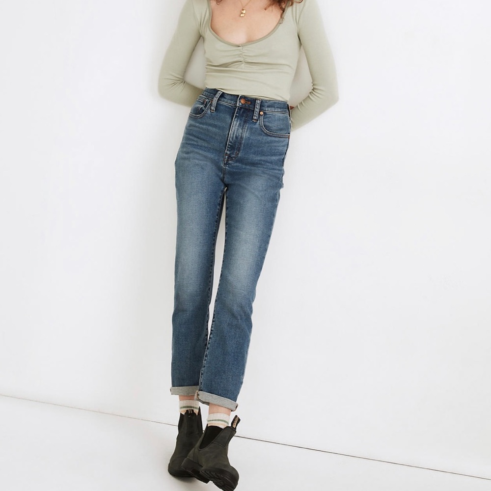 Madewell Denim: High-Rise Slim Boyjean